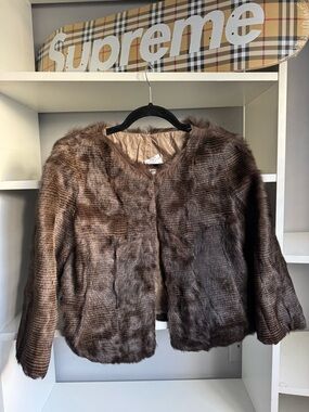 Vintage Armani Collection Fur Jacket